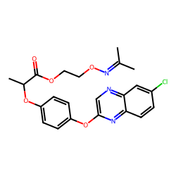 2-(propan-2-ylideneamino)oxyethyl 2-[4-(6-chloroquinoxalin-2-yl)oxyphenoxy]propanoate