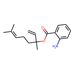 1,6-Octadien-3-ol, 3,7-dimethyl-, 2-aminobenzoate