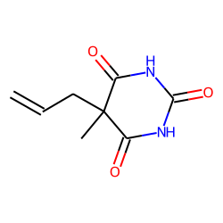 5-allyl-5-methyl-barbituric acid