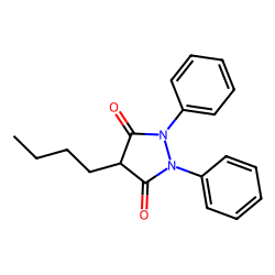 3,5-Pyrazolidinedione, 4-butyl-1,2-diphenyl-