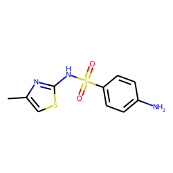 4-amino-N-(4-methyl-1,3-thiazol-2-yl)benzenesulfonamide