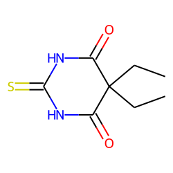 5,5-diethyl-2-sulfanylidene-1,3-diazinane-4,6-dione