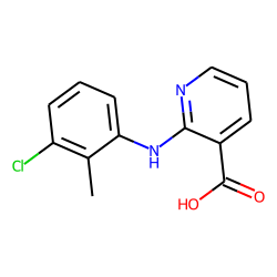 2-(2-methyl-3-chloroanilino)nicotinic acid