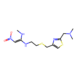 N-(2-(((2-((dimethylamino)methyl)thiazol-4-yl)methyl)thio)ethyl)-N'-methyl-2-nitroethene-1,1-diamine