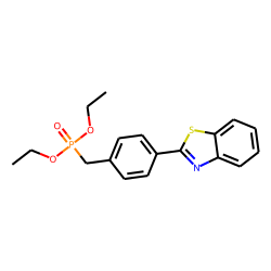 2-[4-(diethoxyphosphorylmethyl)phenyl]-1,3-benzothiazole