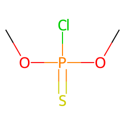 Phosphorochloridothioic acid, O,O-dimethyl ester