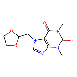 7-(1,3-dioxolan-2-ylmethyl)-1,3-dimethylpurine-2,6-dione
