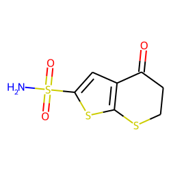 4-oxo-5,6-dihydrothieno[5,4-b]thiopyran-2-sulfonamide