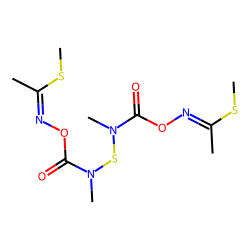 methyl N-[methyl-[methyl-(1-methylsulfanylethylideneamino)oxycarbonylamino]sulfanylcarbamoyl]oxyethanimidothioate