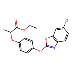 ethyl 2-[4-[(6-chloro-1,3-benzoxazol-2-yl)oxy]phenoxy]propanoate