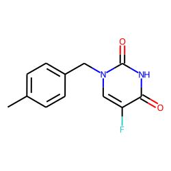 5-fluoro-1-[(4-methylphenyl)methyl]pyrimidine-2,4-dione