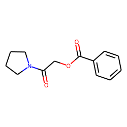 (2-oxo-2-pyrrolidin-1-ylethyl) benzoate