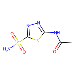 5-Acetamido-1,3,4-thiadiazole-2-sulfonamide