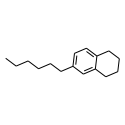 6-hexyl-1,2,3,4-tetrahydronaphthalene