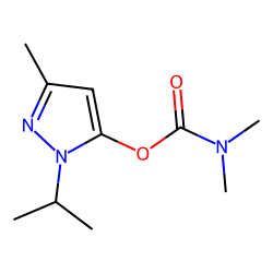 (5-methyl-2-propan-2-ylpyrazol-3-yl) N,N-dimethylcarbamate
