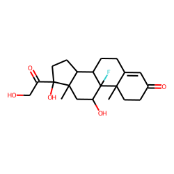 9-fluoro-11,17-dihydroxy-17-(2-hydroxyacetyl)-10,13-dimethyl-1,2,6,7,8,11,12,14,15,16-decahydrocyclopenta[a]phenanthren-3-one