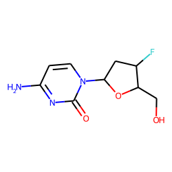 4-amino-1-[4-fluoro-5-(hydroxymethyl)oxolan-2-yl]pyrimidin-2-one