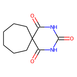 Cycloheptyl-5-spirobarbituric acid