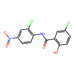 Benzamide, 5-chloro-N-(2-chloro-4-nitrophenyl)-2-hydroxy-