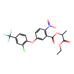 (1-ethoxy-1-oxopropan-2-yl) 5-[2-chloro-4-(trifluoromethyl)phenoxy]-2-nitrobenzoate