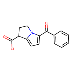 5-(benzoyl)-2,3-dihydro-1H-pyrrolizine-1-carboxylic acid