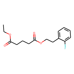 Glutaric acid, ethyl 2-(2-fluorophenyl)ethyl ester