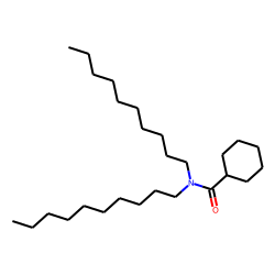 Cyclohexanecarboxamide, N,N-didecyl-