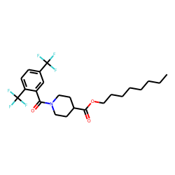 Isonipecotic acid, N-(2,5-di(trifluoromethyl)benzoyl)-, octyl ester