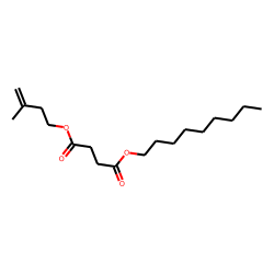 Succinic acid, 3-methylbut-3-enyl nonyl ester