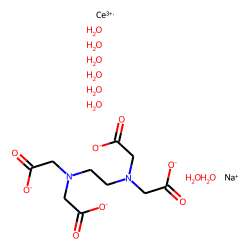 Acetic acid, (ethylenedinitrilo)-tetra-, cerium sodium salt, hydrate