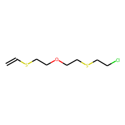 (2-Chloroethylthio)ethyl (vinylthio)ethyl ether