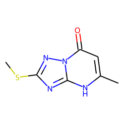 6-Methyl, 2-methylmercapto-4-oxo-1,3,3a,7-tetrazaindene