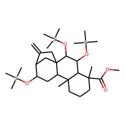 ent-6-«alpha»,7-«alpha»,12-«alpha»-Trihydroxykaurenonic acid, methyl ester, TMS
