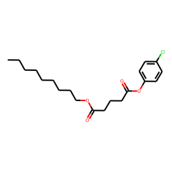 Glutaric acid, 4-chlorophenyl nonyl ester