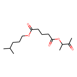 Glutaric acid, isohexyl 3-oxobut-2-yl ester