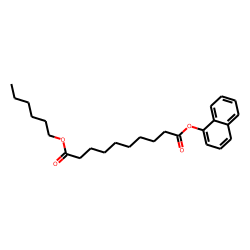 Sebacic acid, hexyl 1-naphthyl ester