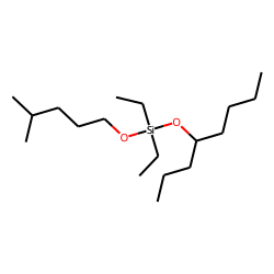 Silane, diethylisohexyloxy(4-octyloxy)-