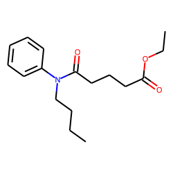 Glutaric acid, monoamide, N-butyl-N-phenyl-, ethyl ester
