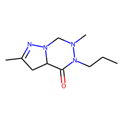 4,5,6,7-Tetrahydropyrazolo[1,5-d][1,2,4]-triazin-4-one, 5-propyl-2,6-dimethyl