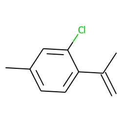 Benzene, 3-chloro-1-methyl-4-(1-methylethenyl)