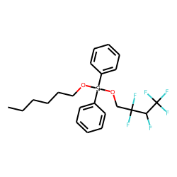 Silane, diphenyl(2,2,3,4,4,4-hexafluorobutoxy)hexyloxy-