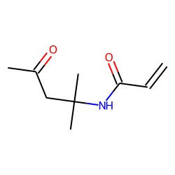 2-Propenamide, N-(1,1-dimethyl-3-oxobutyl)-