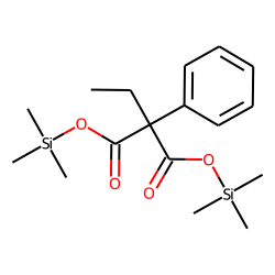 Phenylethylmalonic acid, bis(trimethylsilyl) ester