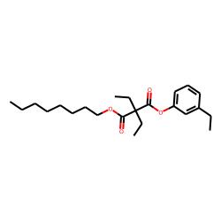 Diethylmalonic acid, 3-ethylphenyl octyl ester