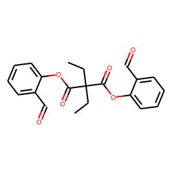 Diethylmalonic acid, di(2-formylphenyl) ester