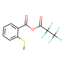 2-(Methylthio)benzoic pentafluoropropionic anhydride