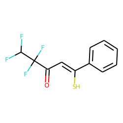 1-Penten-3-one, 4,4,5,5-tetrafluoro-1-mercapto-1-phenyl-