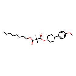 Dimethylmalonic acid, 4-(4-methoxyphenyl)cyclohexyl octyl ester