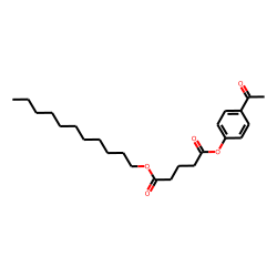 Glutaric acid, 4-acetylphenyl undecyl ester