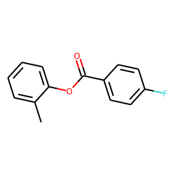 4-Fluorobenzoic acid, 2-methylphenyl ester